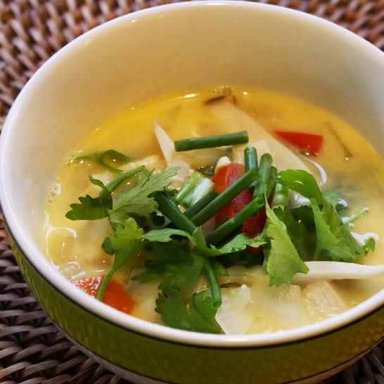 de poulet au lait de coco